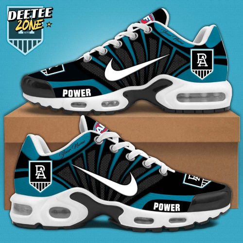 Port Adelaide Football Club (AFL) New Air Max Plus Shoes Sneakers Custom Name Gift For Fans