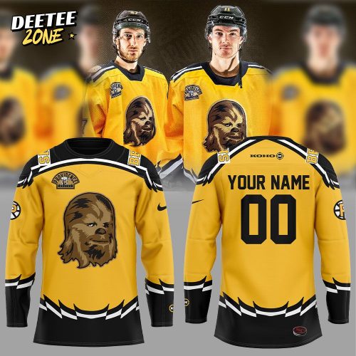 Providence Bruins Koho Pooh Bear Logo NHL Hockey Vintage Air Knit Custom Name Number For Fans Jersey