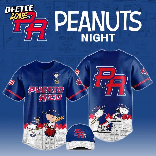 Puerto Rico Baseball x Peanuts Night Game Limited Edition Jersey 2025