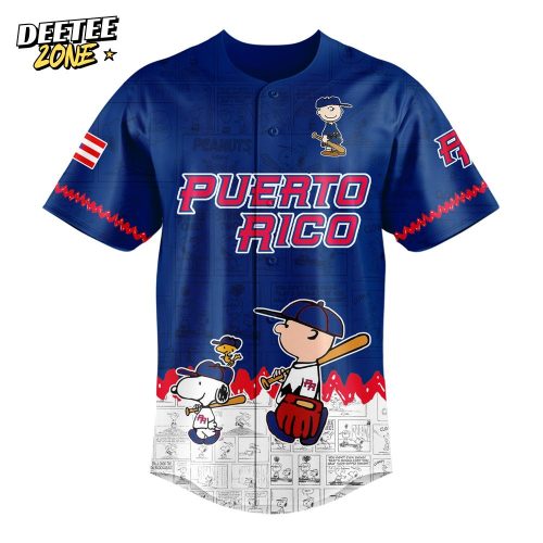 Puerto Rico Baseball x Peanuts Night Game Limited Edition Jersey 2025