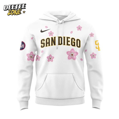 San Diego Padres Takashi Murakami x MLB World Tour Tokyo Series White Hoodie