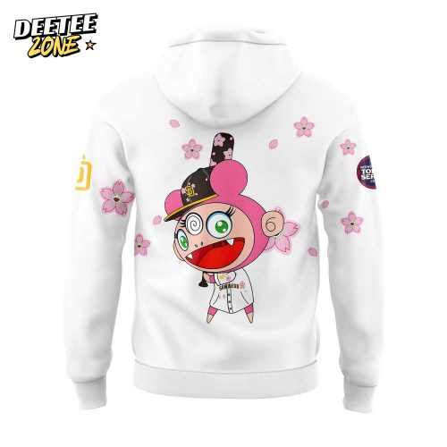 San Diego Padres Takashi Murakami x MLB World Tour Tokyo Series White Hoodie