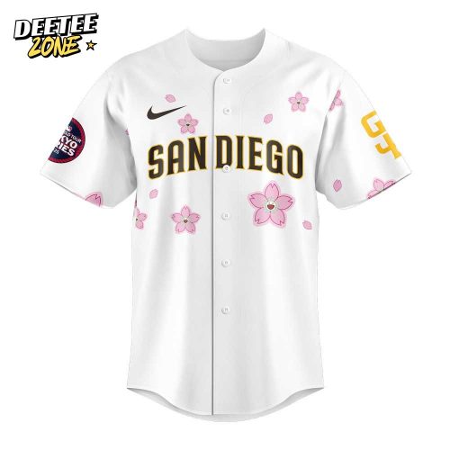 San Diego Padres Takashi Murakami x MLB World Tour Tokyo Series White Jersey