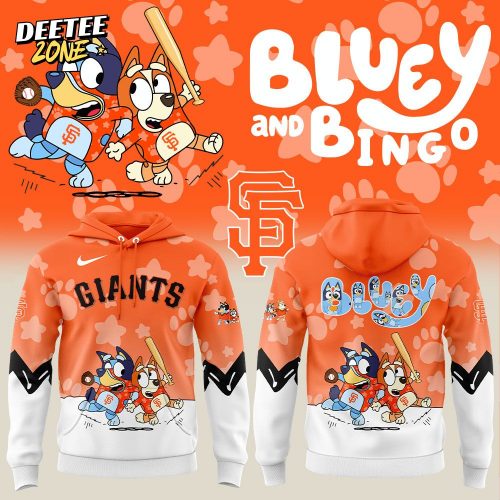 San Francisco Giants Bluey and Bingo Hoodie