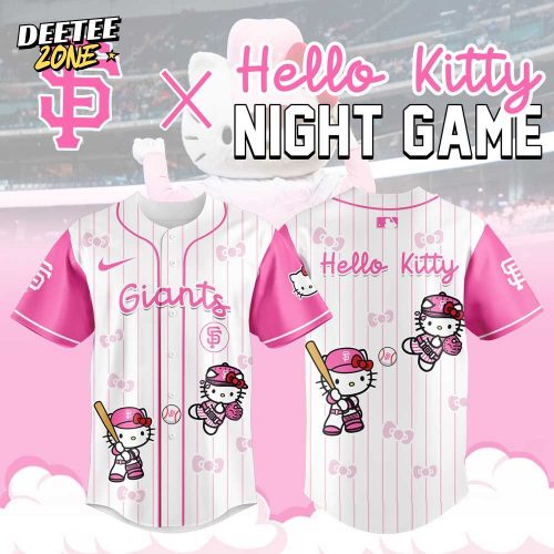 San Francisco Giants x Hello Kitty Pink Logo Jersey