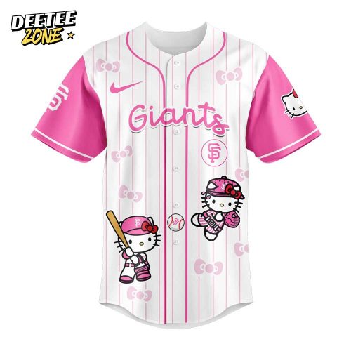 San Francisco Giants x Hello Kitty Pink Logo Jersey