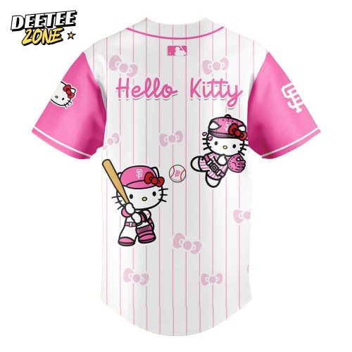 San Francisco Giants x Hello Kitty Pink Logo Jersey