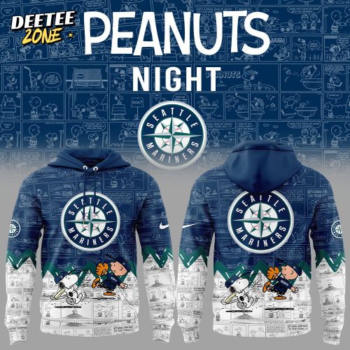 Seattle Mariners 75th Anniversary of Peanuts Hoodie