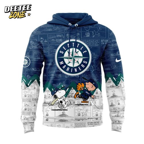 Seattle Mariners 75th Anniversary of Peanuts Hoodie