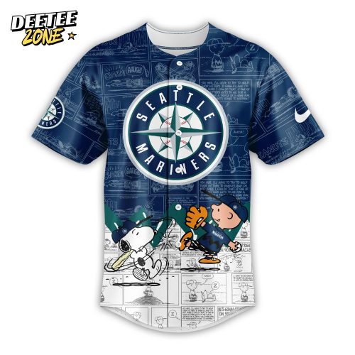 Seattle Mariners 75th Anniversary of Peanuts Jersey