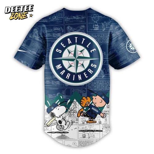 Seattle Mariners 75th Anniversary of Peanuts Jersey