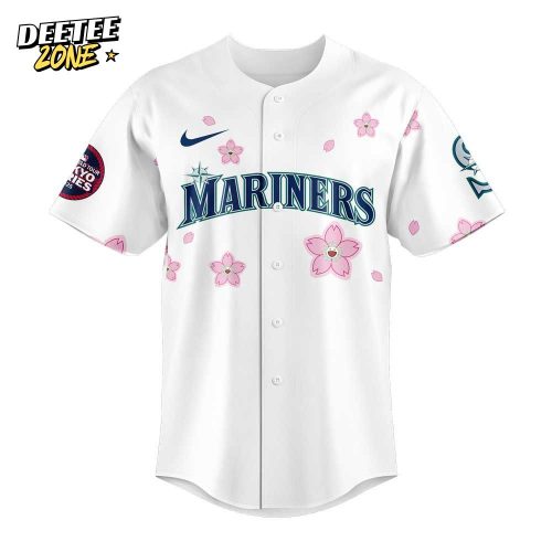 Seattle Mariners Takashi Murakami x MLB World Tour Tokyo Series White Jersey