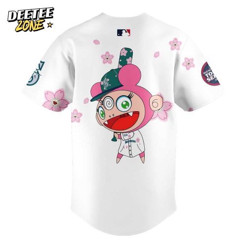 Seattle Mariners Takashi Murakami x MLB World Tour Tokyo Series White Jersey