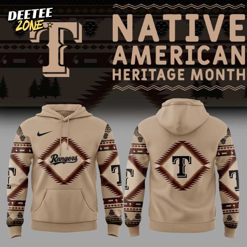 Texas Rangers Native American Heritage Hoodie