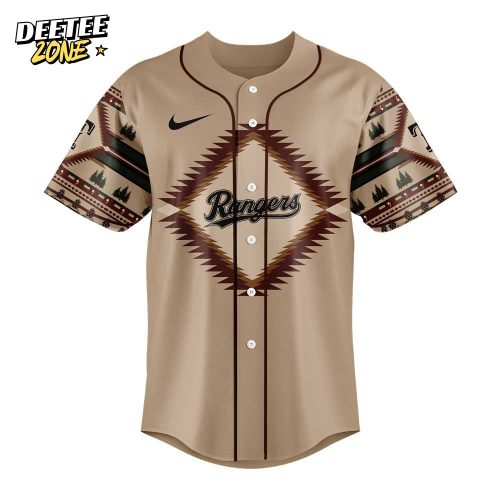 Texas Rangers Native American Heritage Jersey