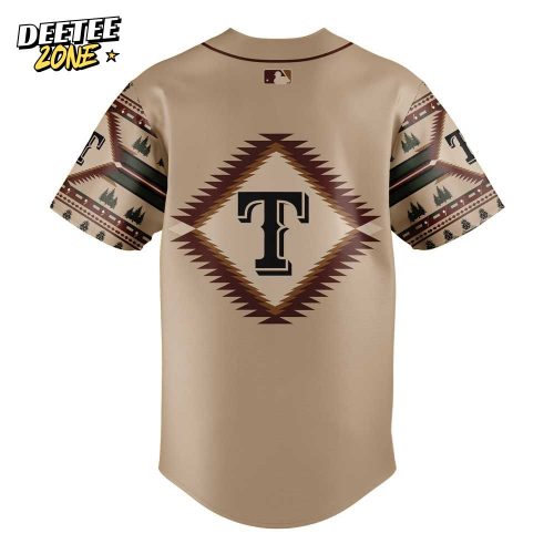 Texas Rangers Native American Heritage Jersey