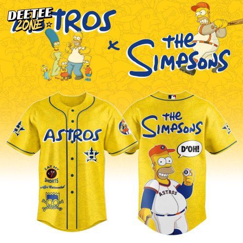 The Simpsons x MLB Houston Astros Limited Edition Jersey 2025