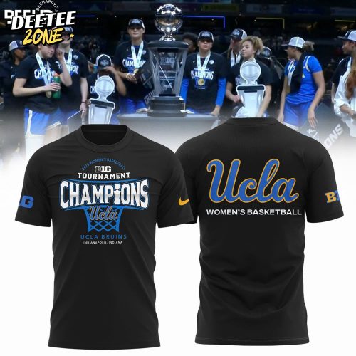 UCLA Bruins 2025 Big Ten Women’s Basketball Conference Tournament Champions Shirt