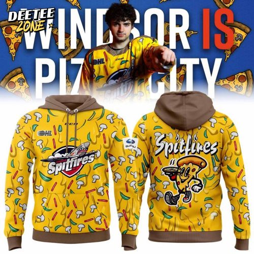 Windsor Spitfires Pizza City Hoodie 2025