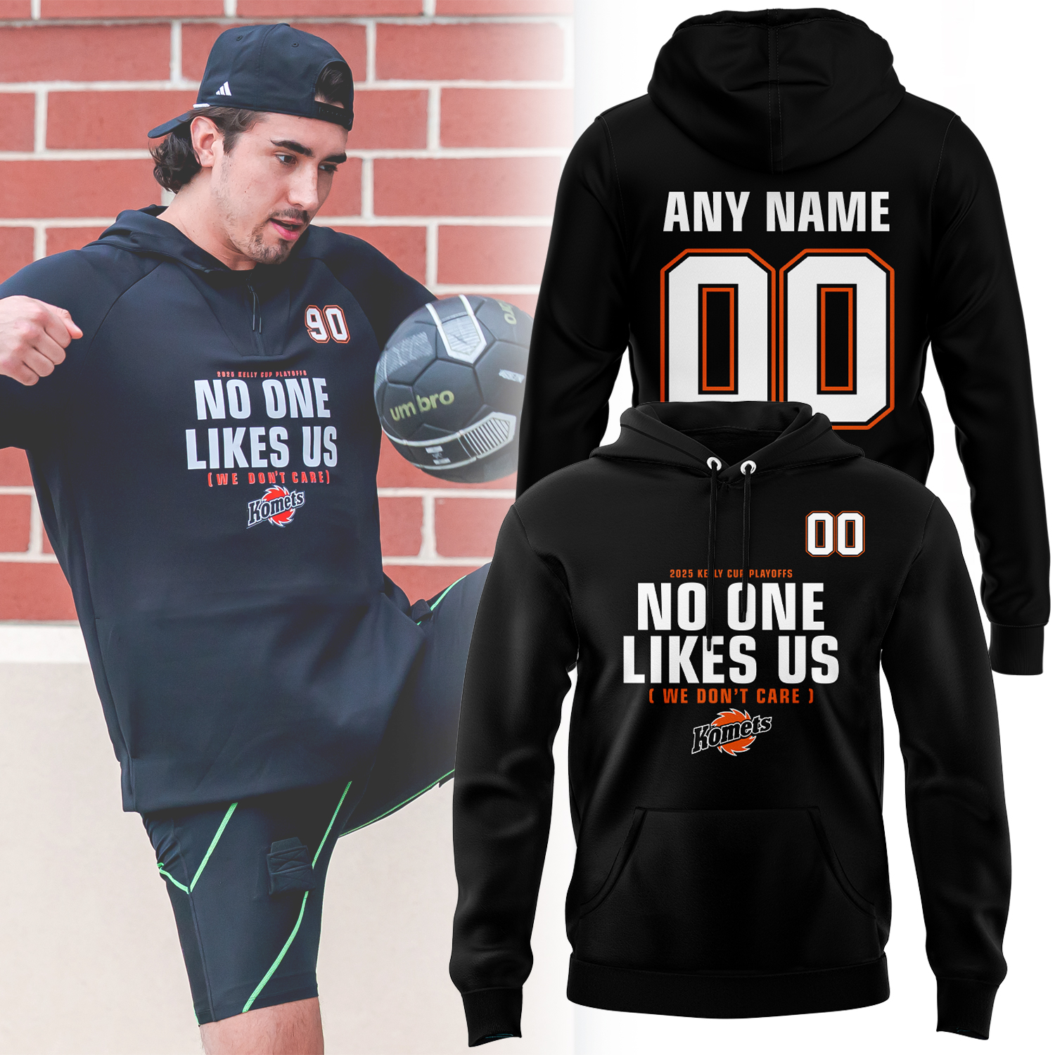 Fort Wayne Komets No One Likes Us Hoodie Fort Wayne Komets No One Likes Us Hoodie