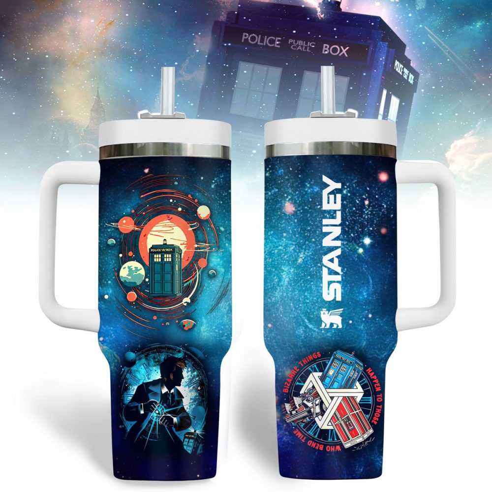 Doctor Who Tumbler 40oz with Handle