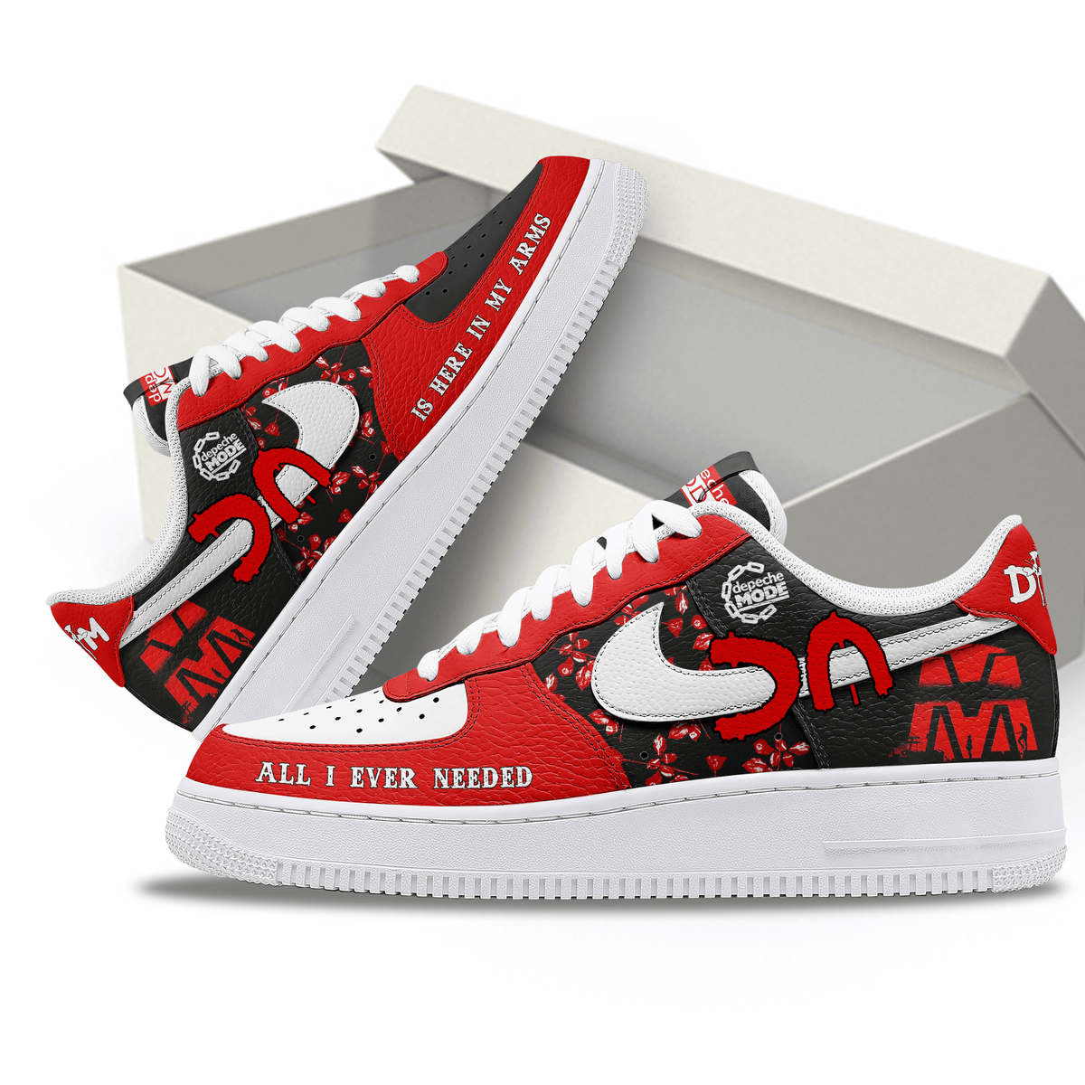 Depeche Mode "All I Ever Needed" Air Force 1 Sneaker Depeche Mode "All I Ever Needed" Air Force 1 Sneaker