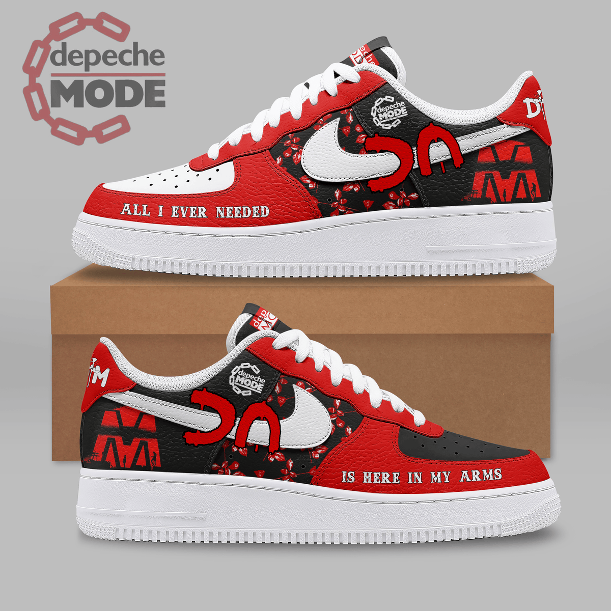 Depeche Mode "All I Ever Needed" Air Force 1 Sneaker Depeche Mode "All I Ever Needed" Air Force 1 Sneaker