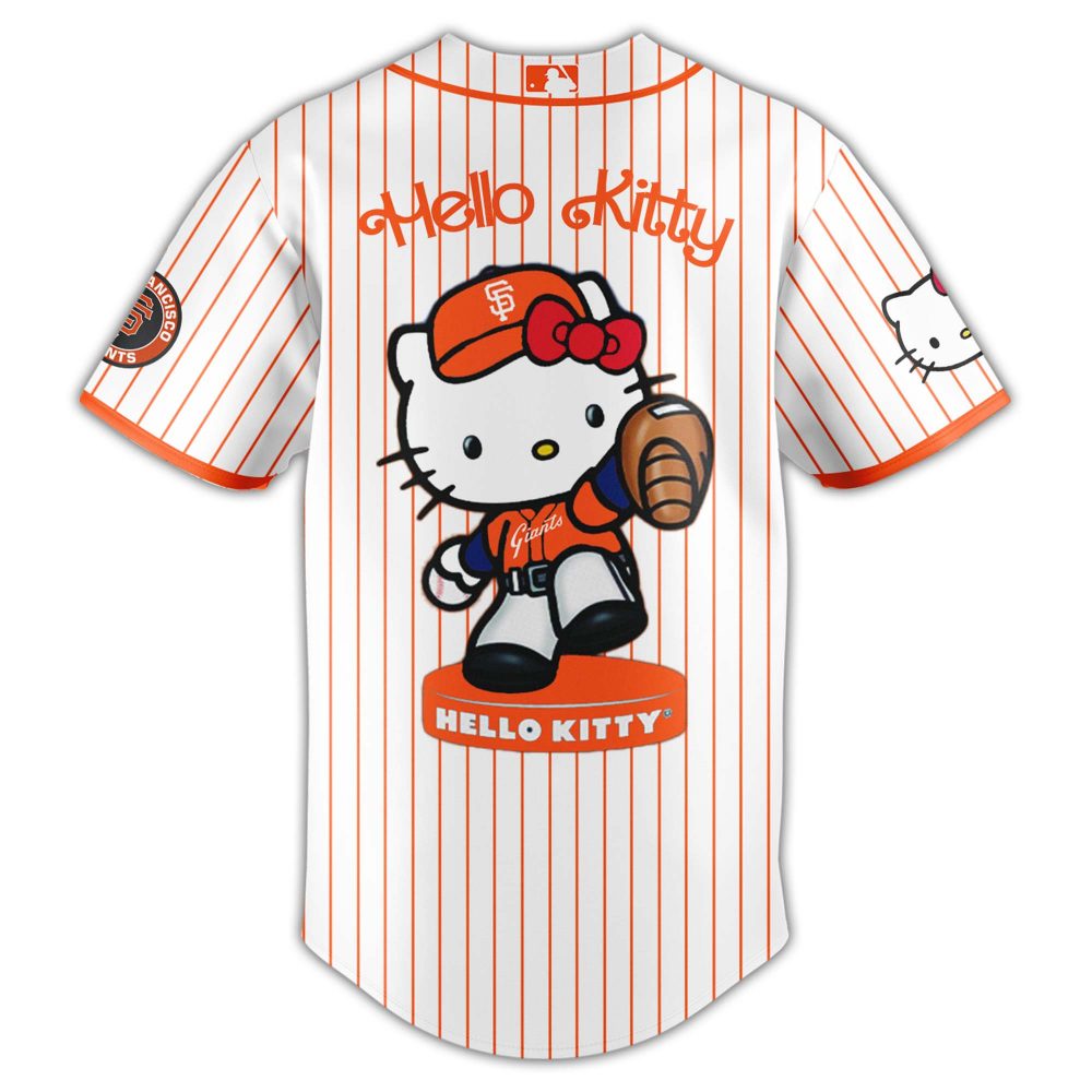 San Francisco Giants MLB x Hello Kitty Night Jersey 2025