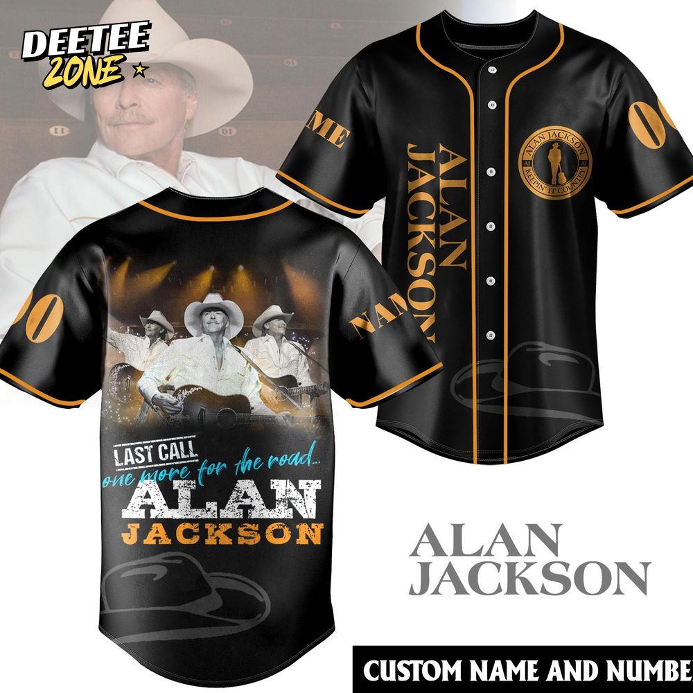 Alan Jackson Baseball Jersey Limited Edition Alan Jackson Baseball Jersey Limited Edition