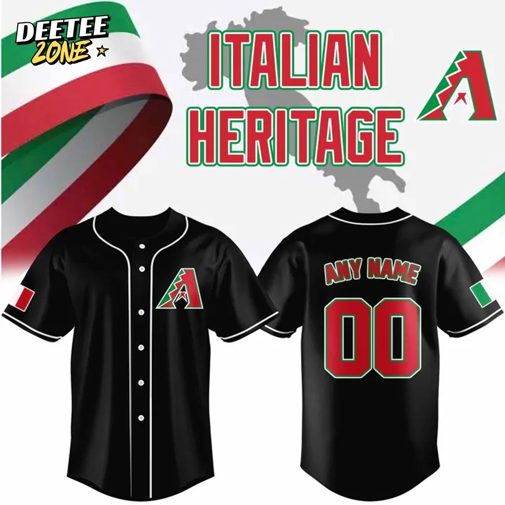 Arizona Diamondbacks x Italian Heritage Night Jersey 2025 Arizona Diamondbacks x Italian Heritage Night Jersey 2025
