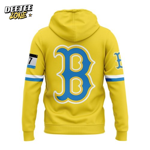 Boston Red Sox City Connect Gold/Light Blue Hoodie