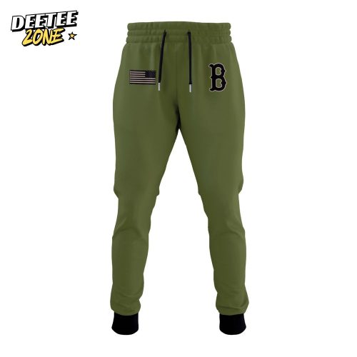 Boston Red Sox x MLB x Military Appreciation Night Hoodie Cap Jogger Editions Limited