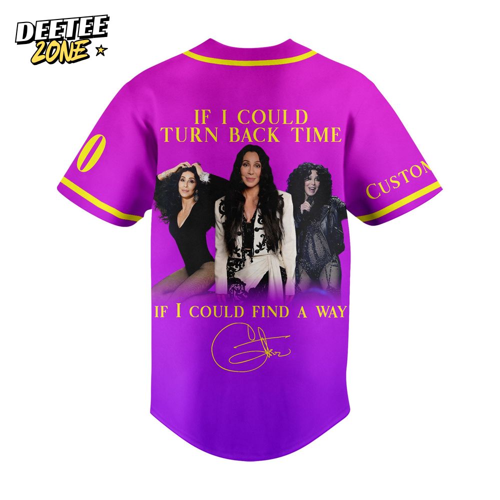 Cher Forever "IF I COULD TURN BACK TIME" 2025 Limited Edition Jersey Cher Forever "IF I COULD TURN BACK TIME" 2025 Limited Edition Jersey
