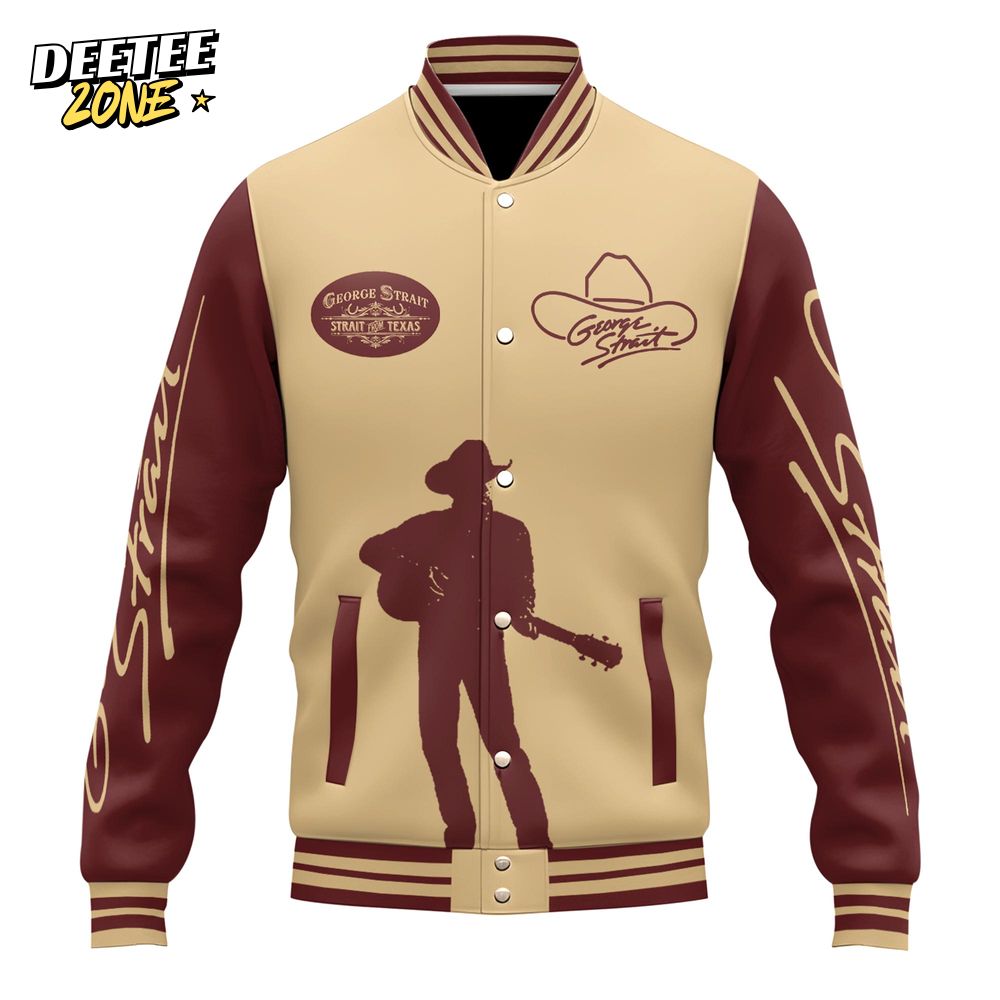 George Strait Cowboys and Dreamers Baseball Jacket George Strait Cowboys and Dreamers Baseball Jacket