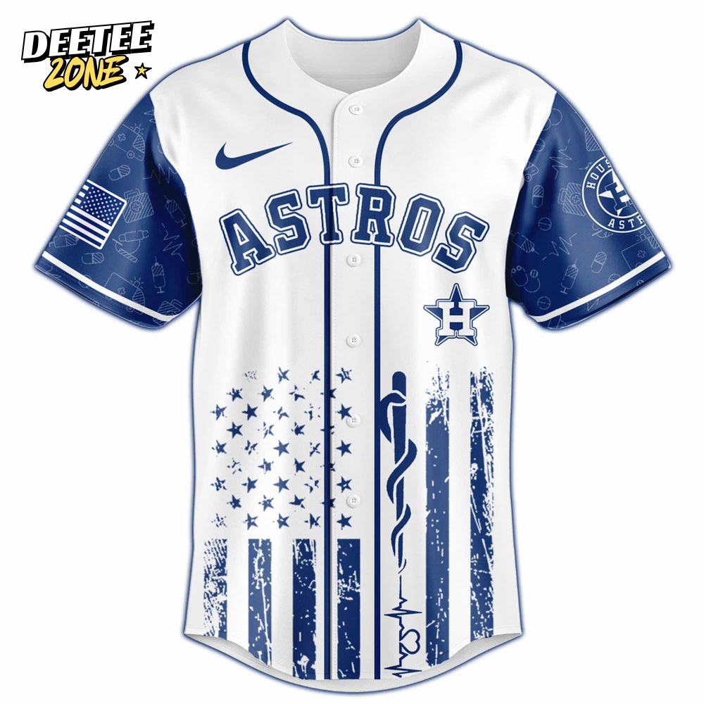 Houston Astros MLB Emergency Medical Technician Baseball Jersey Houston Astros MLB Emergency Medical Technician Baseball Jersey