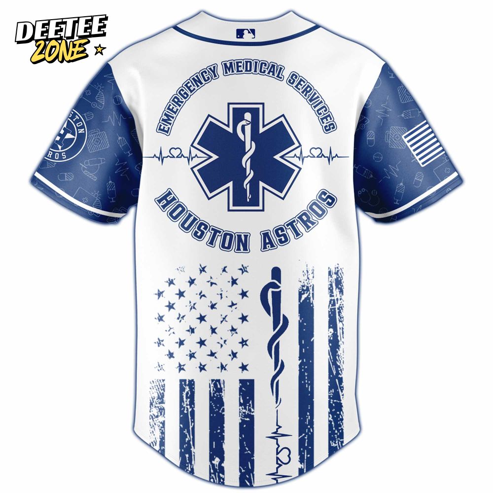 Houston Astros MLB Emergency Medical Technician Baseball Jersey Houston Astros MLB Emergency Medical Technician Baseball Jersey