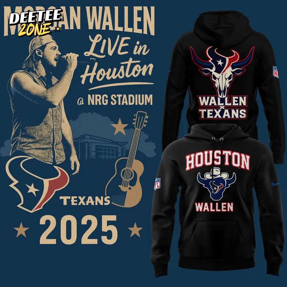 Houston Texans x Morgan Wallen Hoodie Houston Texans x Morgan Wallen Hoodie
