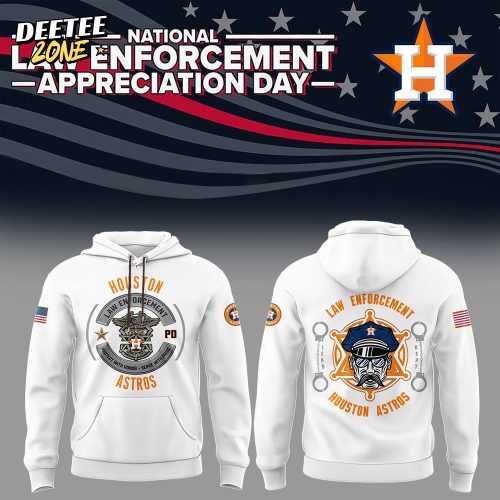 Limited Edition Astros x Law Enforcement Appreciation Day 2025 Hoodie