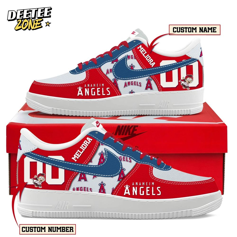 Limited Edition Los Angeles Angels New AF1 SNEAKER Limited Edition Los Angeles Angels New AF1 SNEAKER