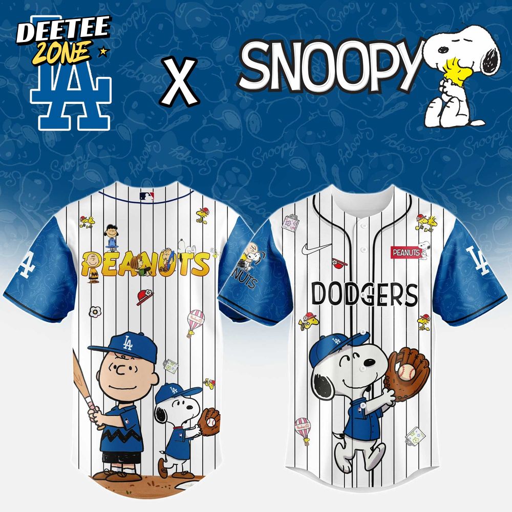 Los Angeles Dodgers MLB 75th Anniversary of Peanuts Snoopy Special Edition Combo Baseball Jersey Cap 2025 Los Angeles Dodgers MLB 75th Anniversary of Peanuts Snoopy Special Edition Combo Baseball Jersey Cap 2025