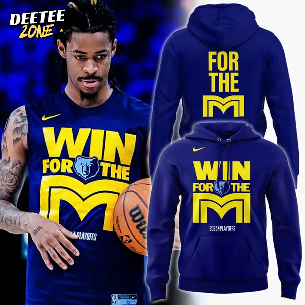 Memphis Grizzlies "Win For The M" Special Blue Hoodie Memphis Grizzlies "Win For The M" Special Blue Hoodie
