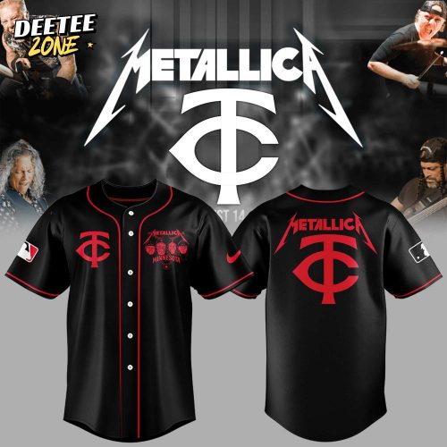 Minnesota Twins MLB x Metallica Night 2025 Jersey