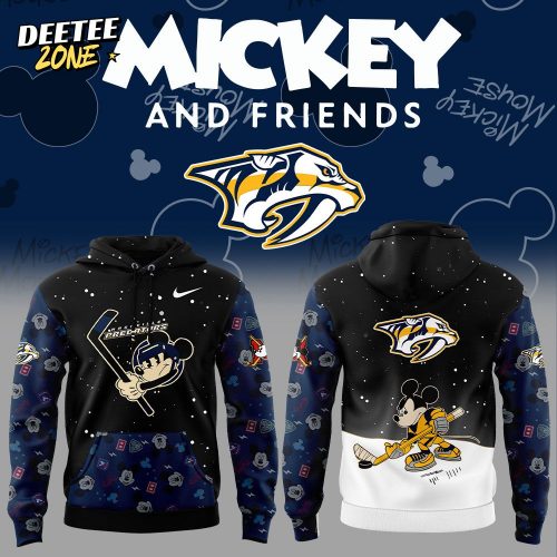 Nashville Predators NHL Mickey Uniform Hoodie