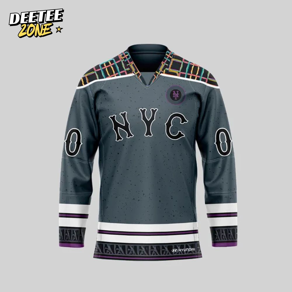 New York Mets Clay Holmes Hockey Jersey Night 2025 New York Mets Clay Holmes Hockey Jersey Night 2025