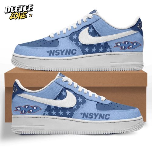 Nsync White Blue Premium Nike Air Force 1