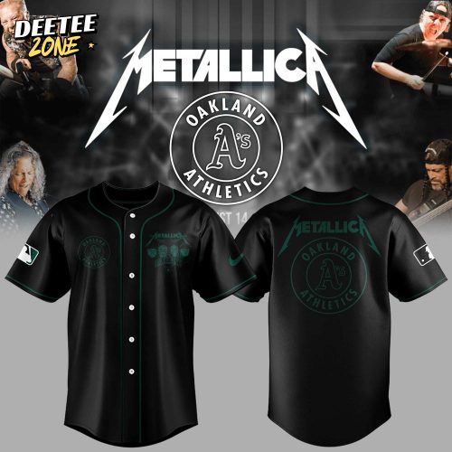 Oakland Athletics MLB x Metallica Night 2025 Jersey