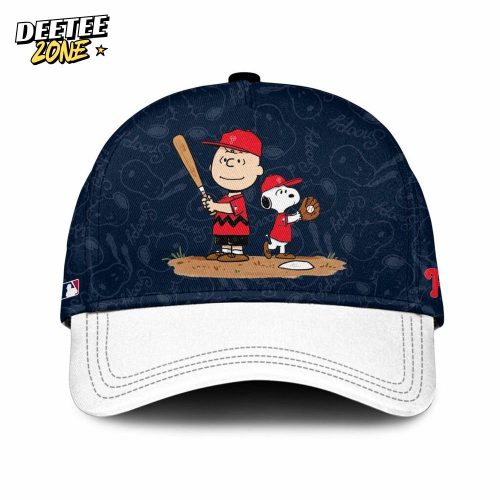 Philadelphia Phillies MLB 75th Anniversary of Peanuts Snoopy Special Edition Combo Baseball Jersey Cap 2025