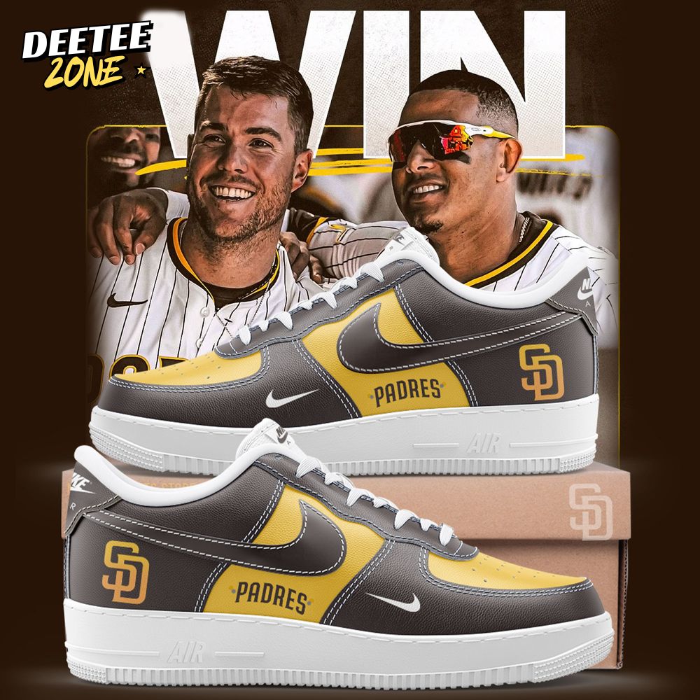 San Diego Padres Custom Name AF1 Shoes Limited Edition – For Fans San Diego Padres Custom Name AF1 Shoes Limited Edition – For Fans