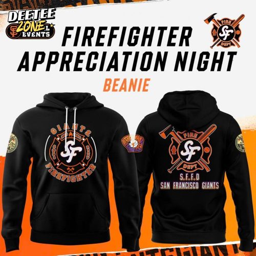 San Francisco Giants x 2025 Firefighter Appreciation Night Hoodie