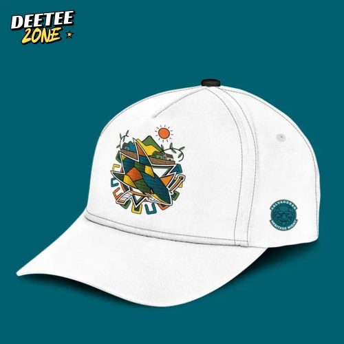 Special New Salvadoran Heritage Night San Jose Sharks Jersey Jogger Cap 2025